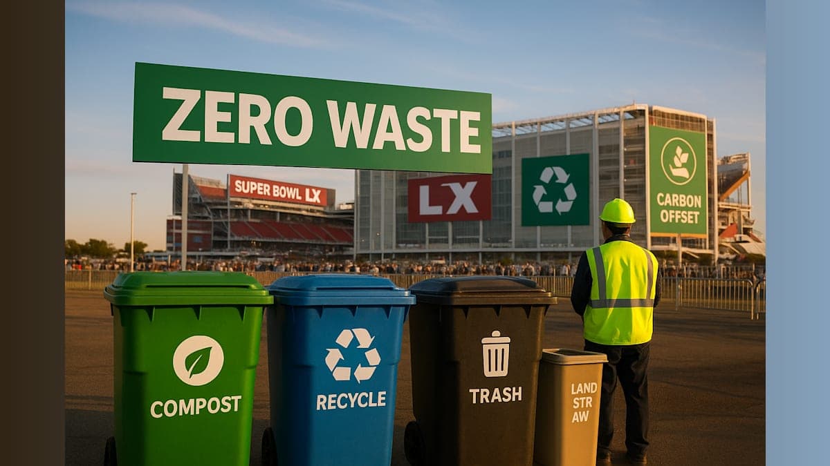 Super Bowl LX Sets New Environmental Standard with Zero-Waste Achievement and Carbon Offset Initiative