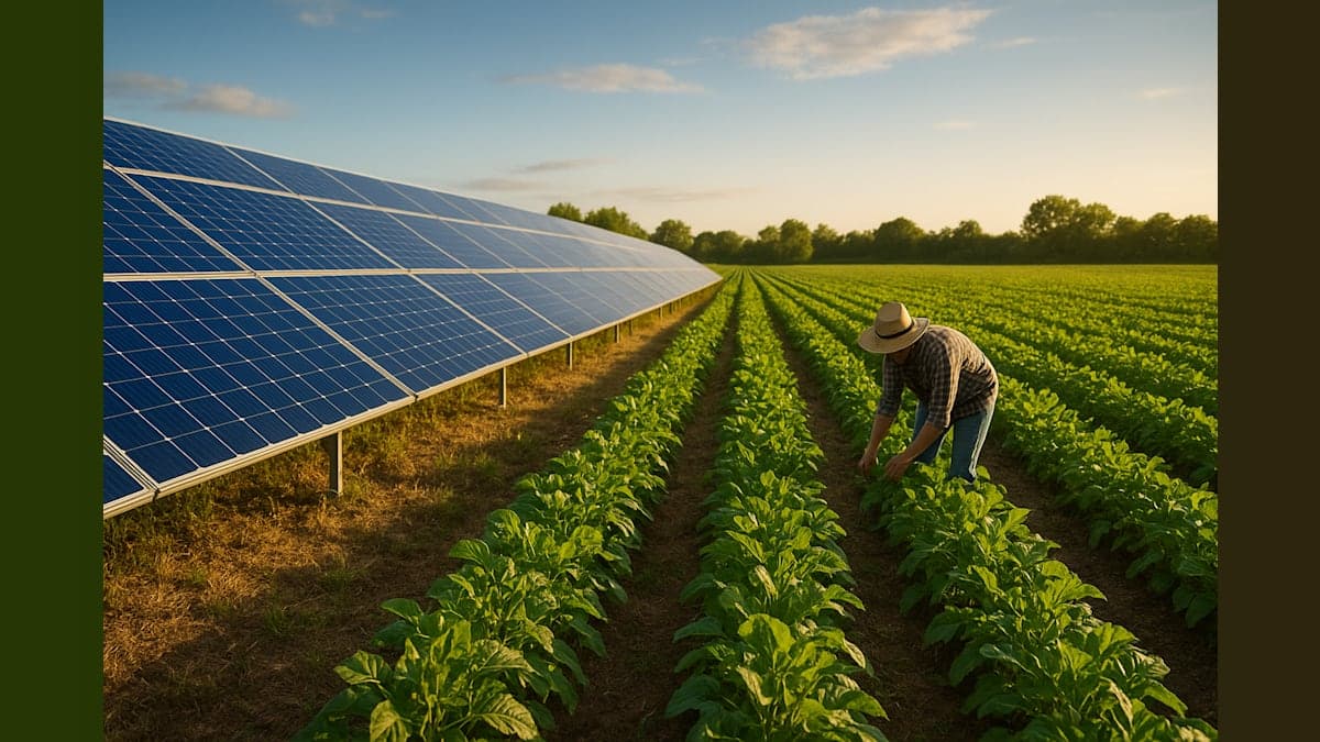 Solar Panels Could Boost Global Food Production by Billions, New Research Reveals