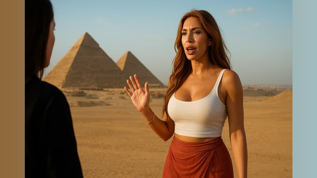 Reality TV Star Defends Controversial Egypt Vacation Attire Amid Cultural Sensitivity Debate
