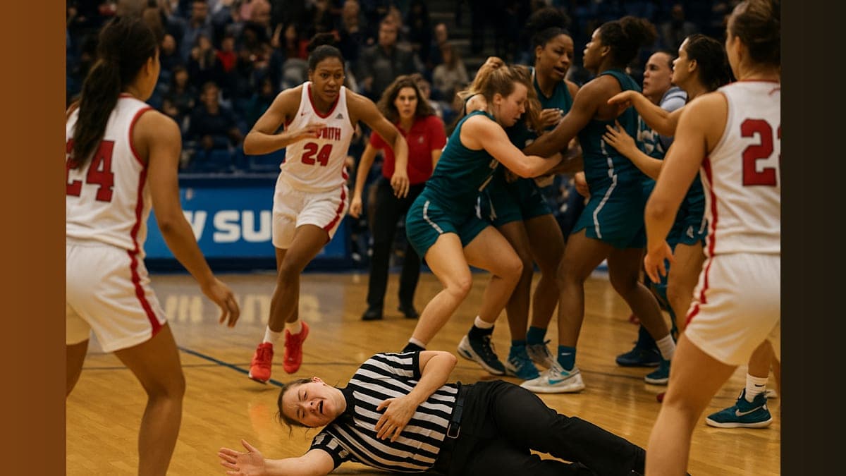 Referee Injured, Eight Players Ejected in Chaotic Sun Belt Tournament Brawl