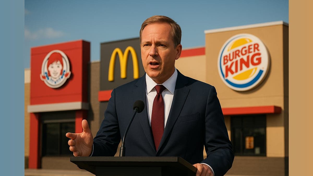 Wendy's President Joins Escalating Fast-Food Burger Battle With McDonald's and Burger King
