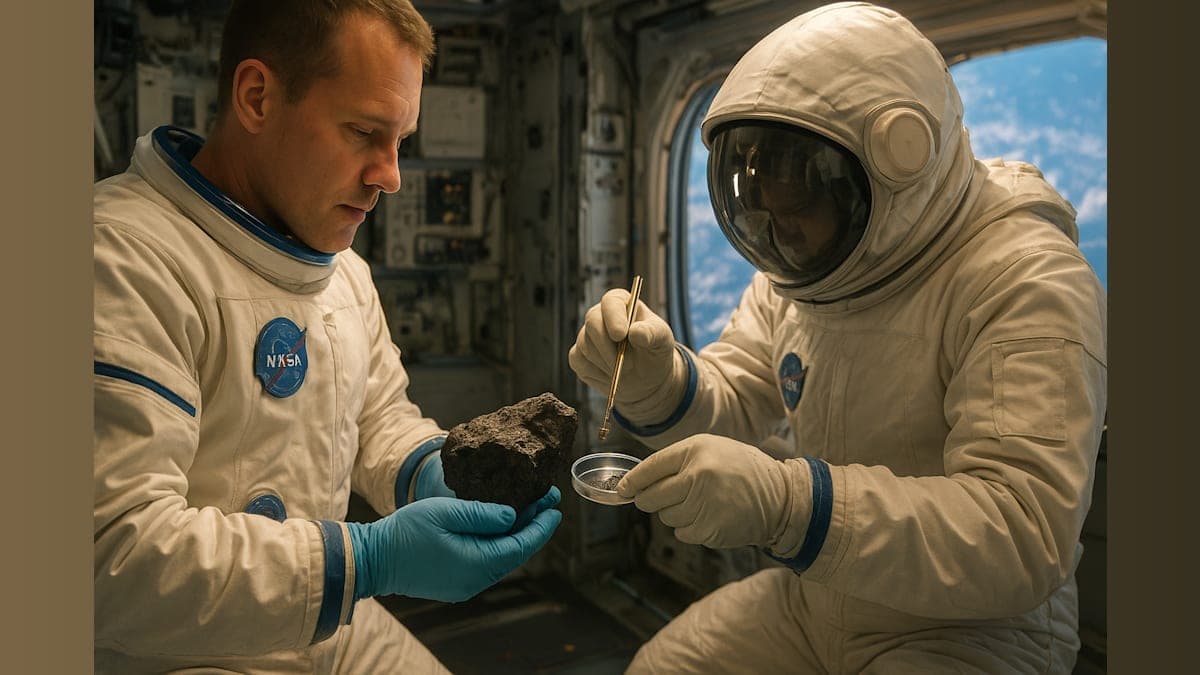 Breakthrough in Space: Scientists Extract Precious Metals from Meteorites Using Microorganisms