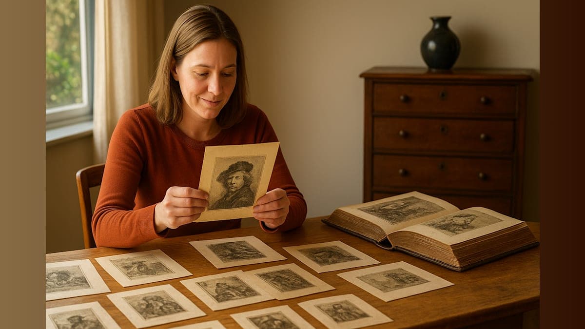 Dutch Woman Discovers 35 Rembrandt Etchings During Pandemic Lockdown: A Century-Old Family Treasure Revealed