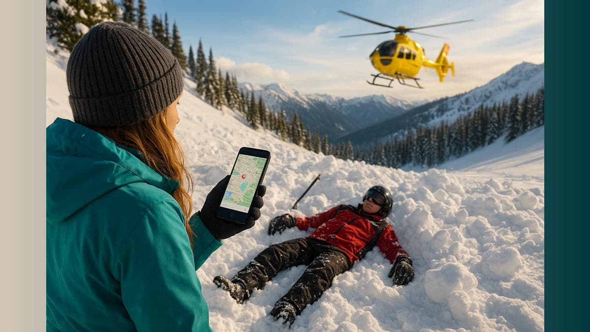 Technology and Intuition Save Skier Buried in Avalanche for Over Four Hours
