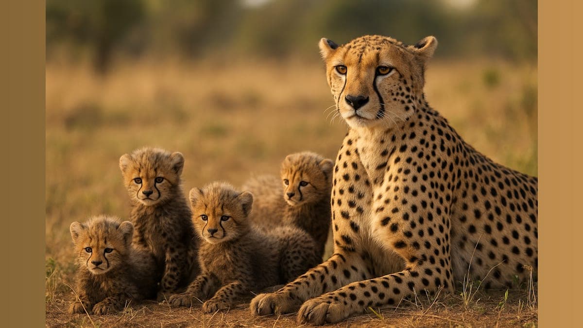 India Celebrates 33 Cheetah Cubs Born Since Historic Reintroduction