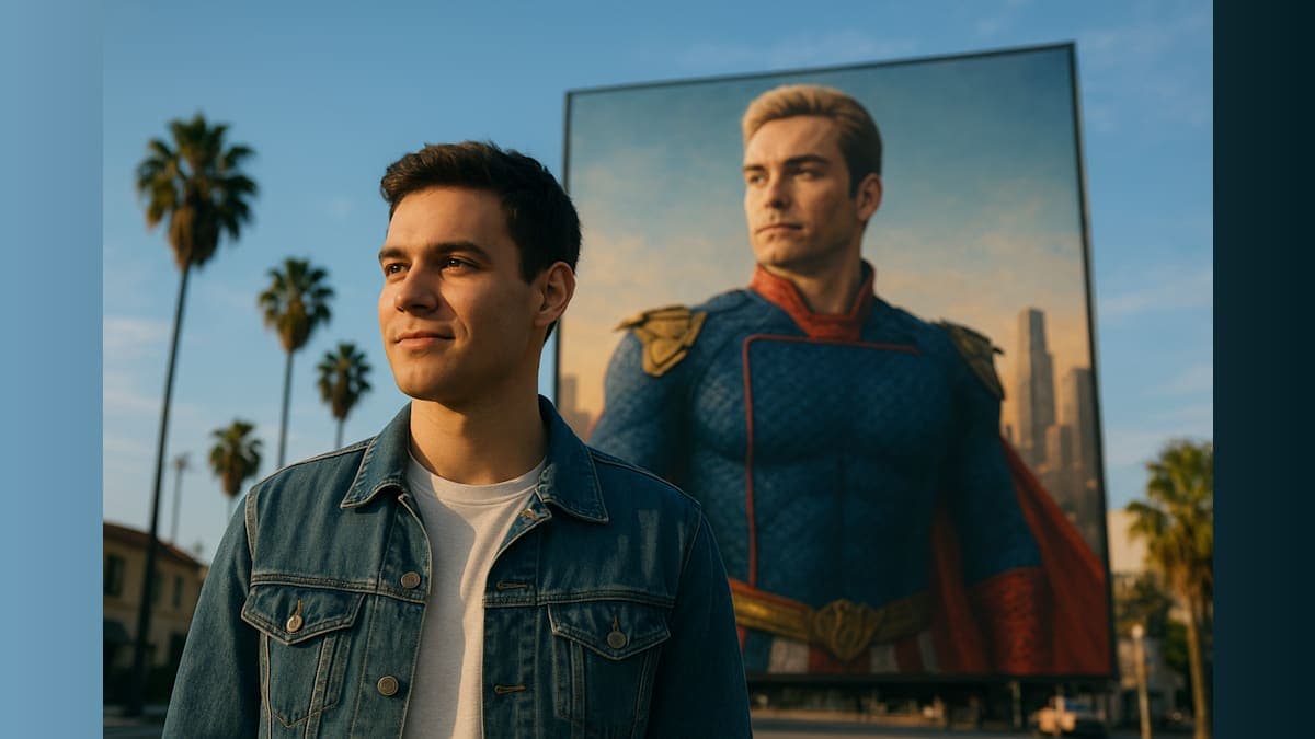 Young Star's Journey from LA Childhood to Superhero Fame