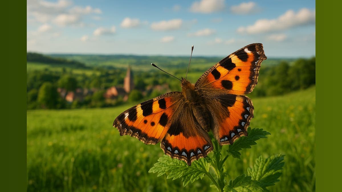 Large Tortoiseshell Butterfly Returns to England After Six Decades