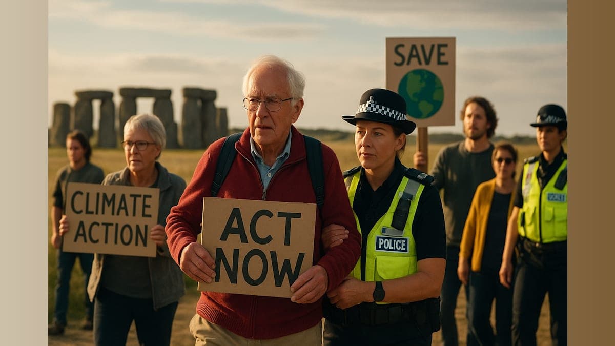 Retirees Trade Relaxation for Arrests in Climate Activism