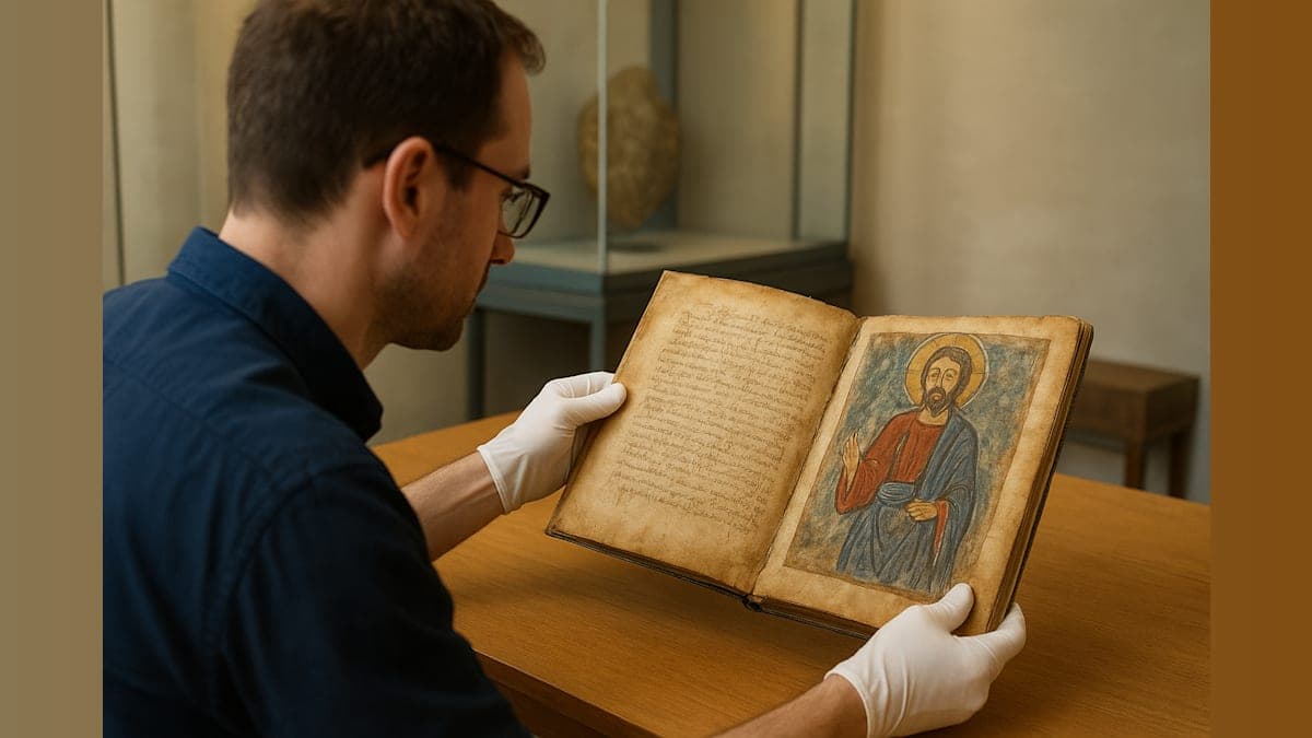 Hidden Archimedes Text Discovered Beneath Medieval Illustration
