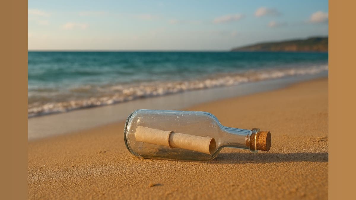 Message in Bottle Travels 4,000 Miles in One Year
