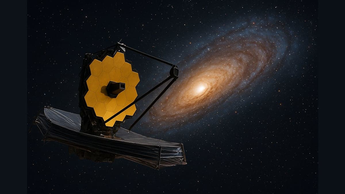 Webb Telescope Captures Light From Dinosaur Era Galaxy