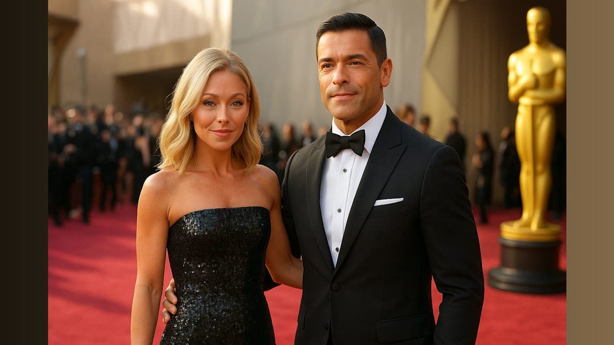 Television Power Couple Dazzles at Academy Awards Ceremony