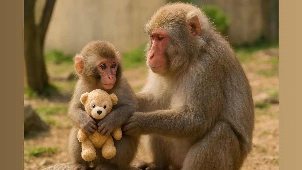 Viral Japanese Zoo Monkey Finds Companionship After Rejection