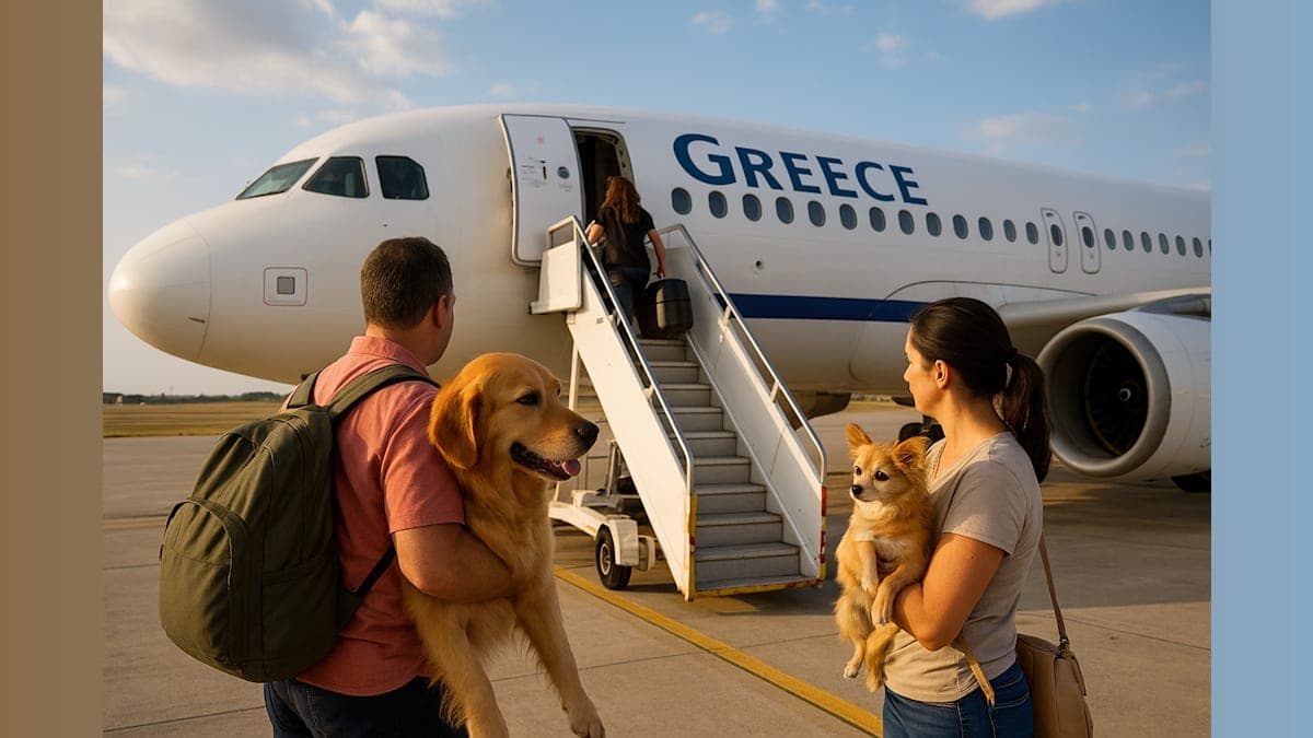 Greece Charters Special Flight for Pet Owners Fleeing Gulf Region
