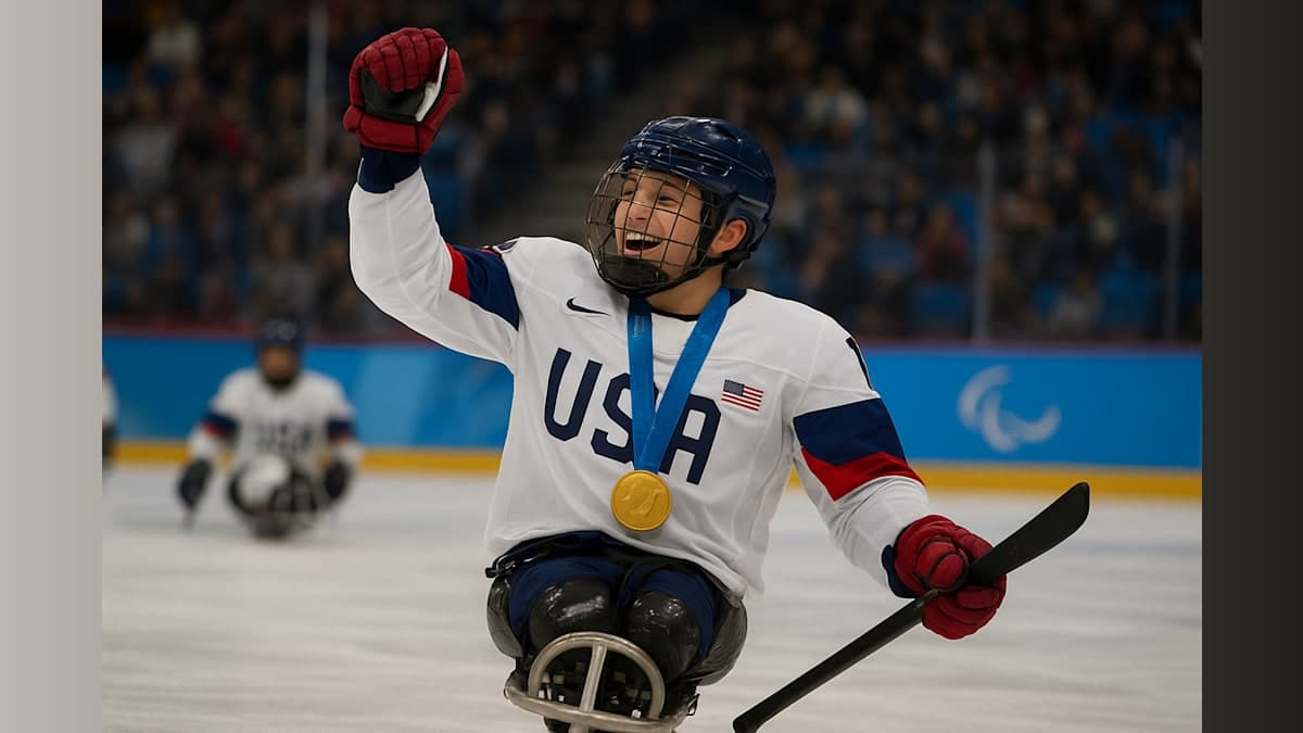 North Carolina Athlete Wins Paralympic Gold in Sled Hockey