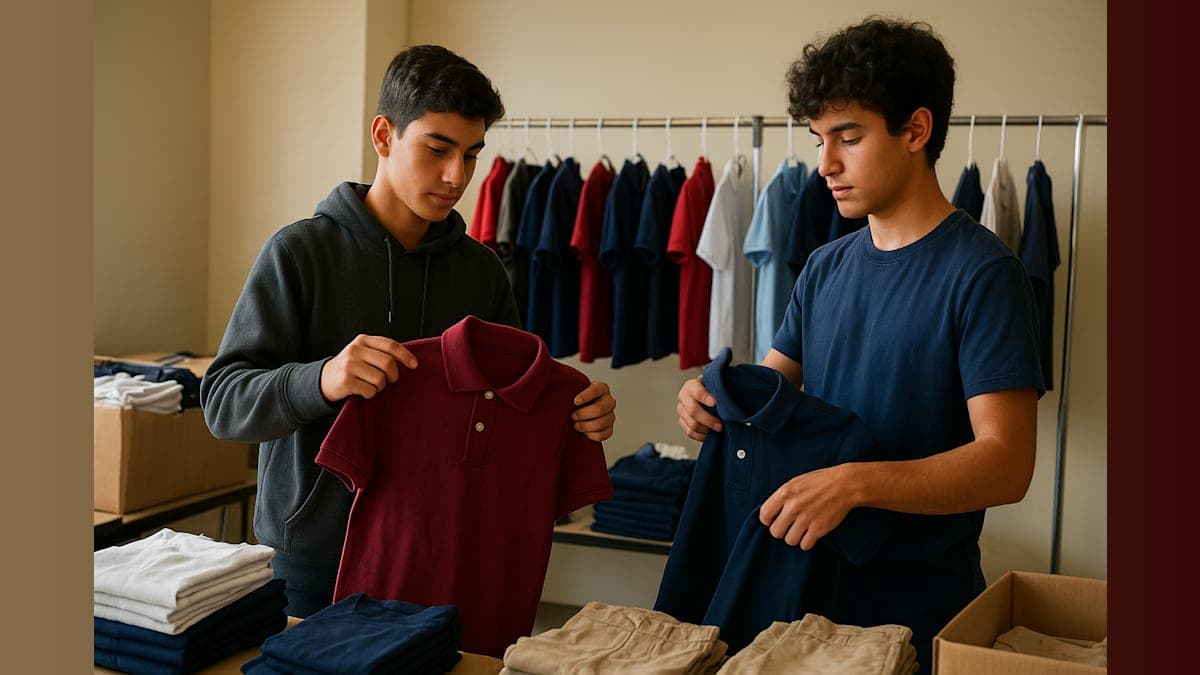 Brothers Redistribute School Uniforms, Save Families $140,000
