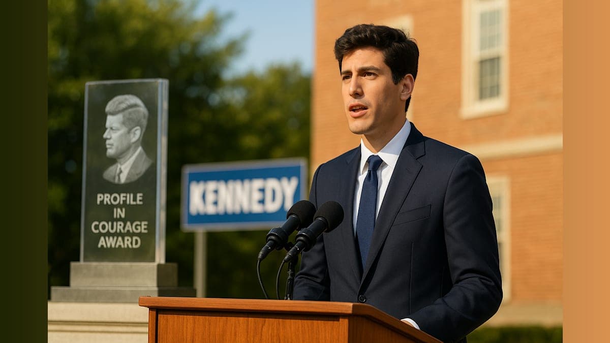 Kennedy Heir Sets Unlikely Bar for Trump Award