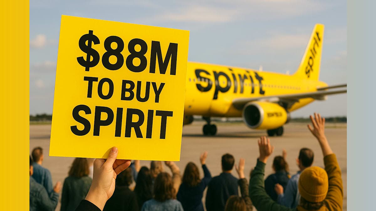 Viral Campaign Raises $88M to Buy Spirit Airlines