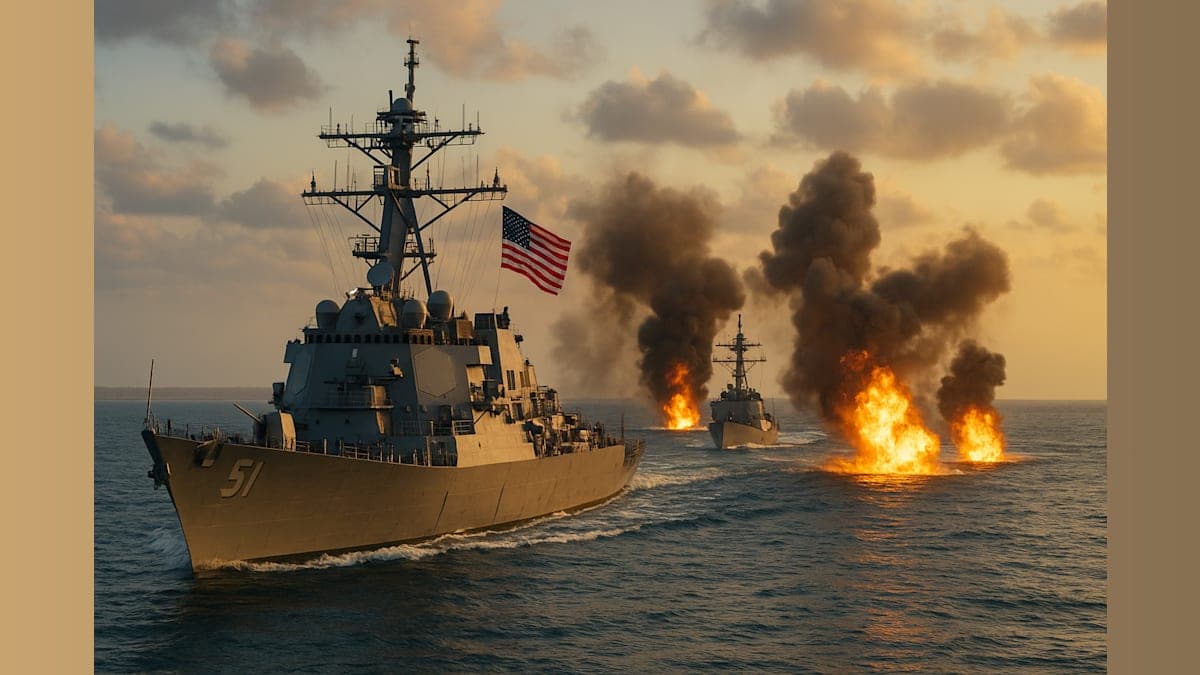 U.S. Navy Ships Attacked in Strait of Hormuz