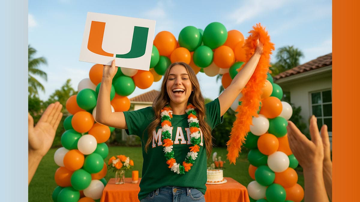 Kai Trump Celebrates University of Miami Commitment