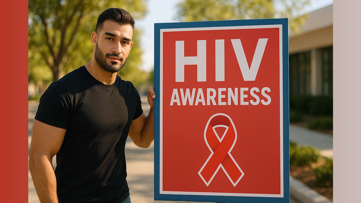 Sam Asghari Partners with MISTR for HIV Awareness Campaign