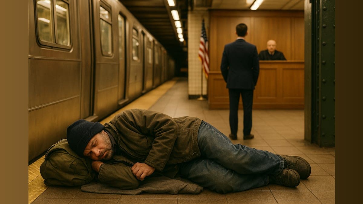 Homeless New Yorkers Face Court Over Subway Sleeping