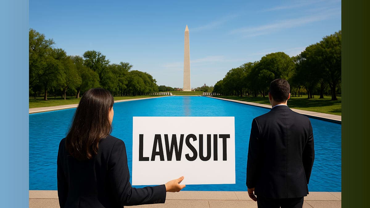 Nonprofit Files Lawsuit Against Trump Reflecting Pool Project