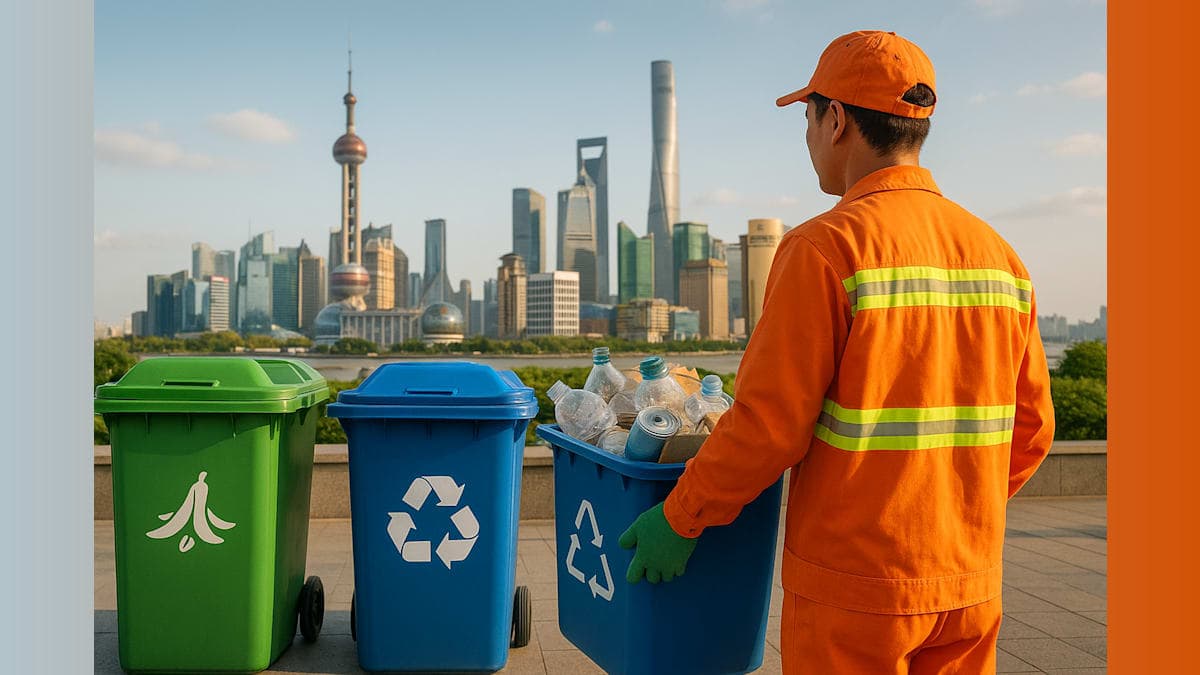 Shanghai Transforms Waste Management With 98% Industrial Recycling Rate