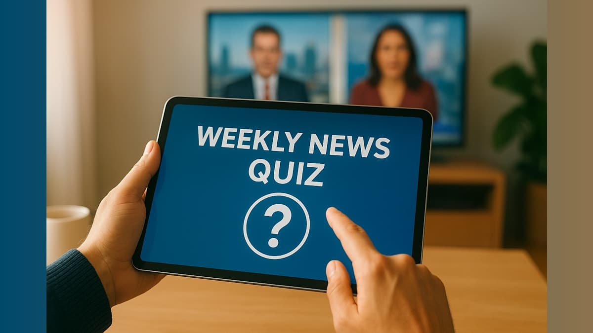Weekly News Quiz Tests Knowledge of Current Events