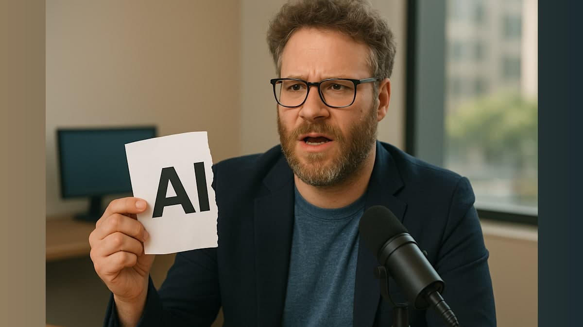 Seth Rogen Denounces A.I. Writing as Career Dealbreaker
