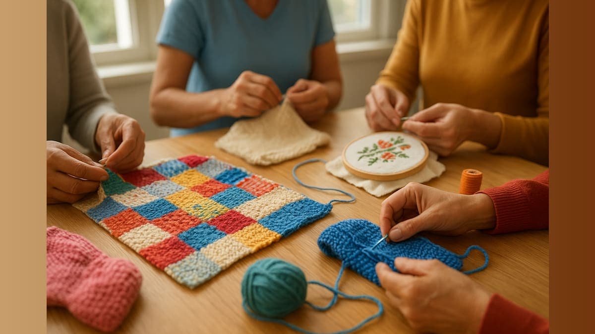 Volunteers Complete Unfinished Crafts for Grieving Families