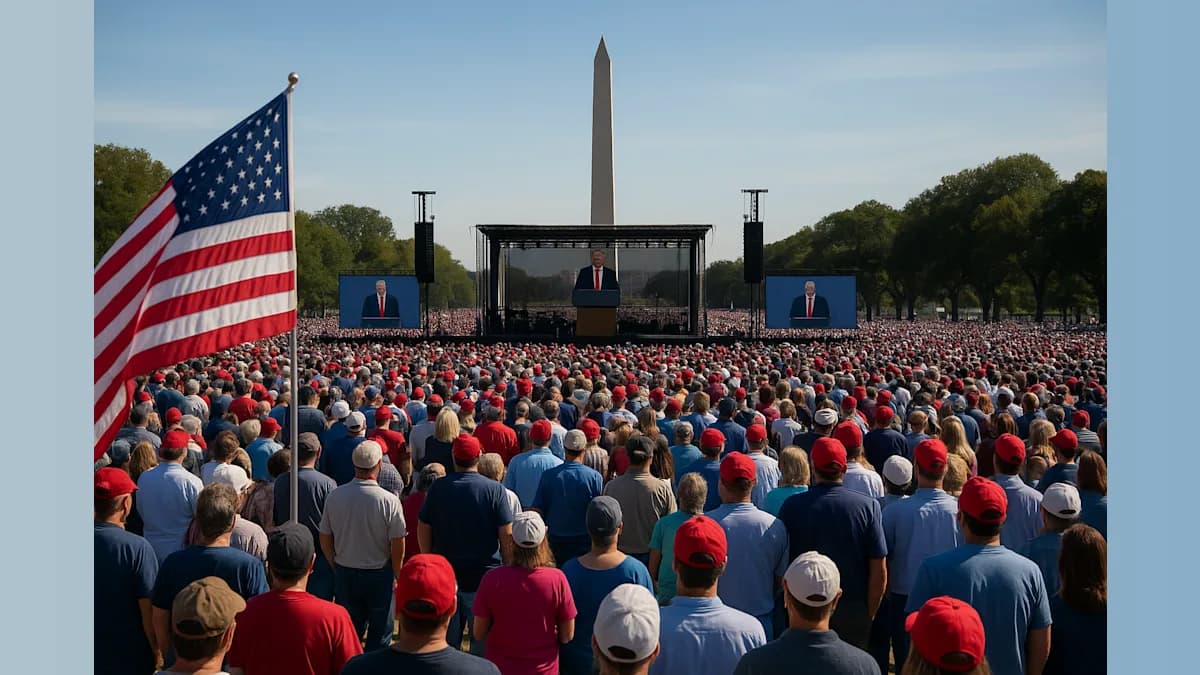 Trump Administration Addresses Conservative Christian Gathering on National Mall