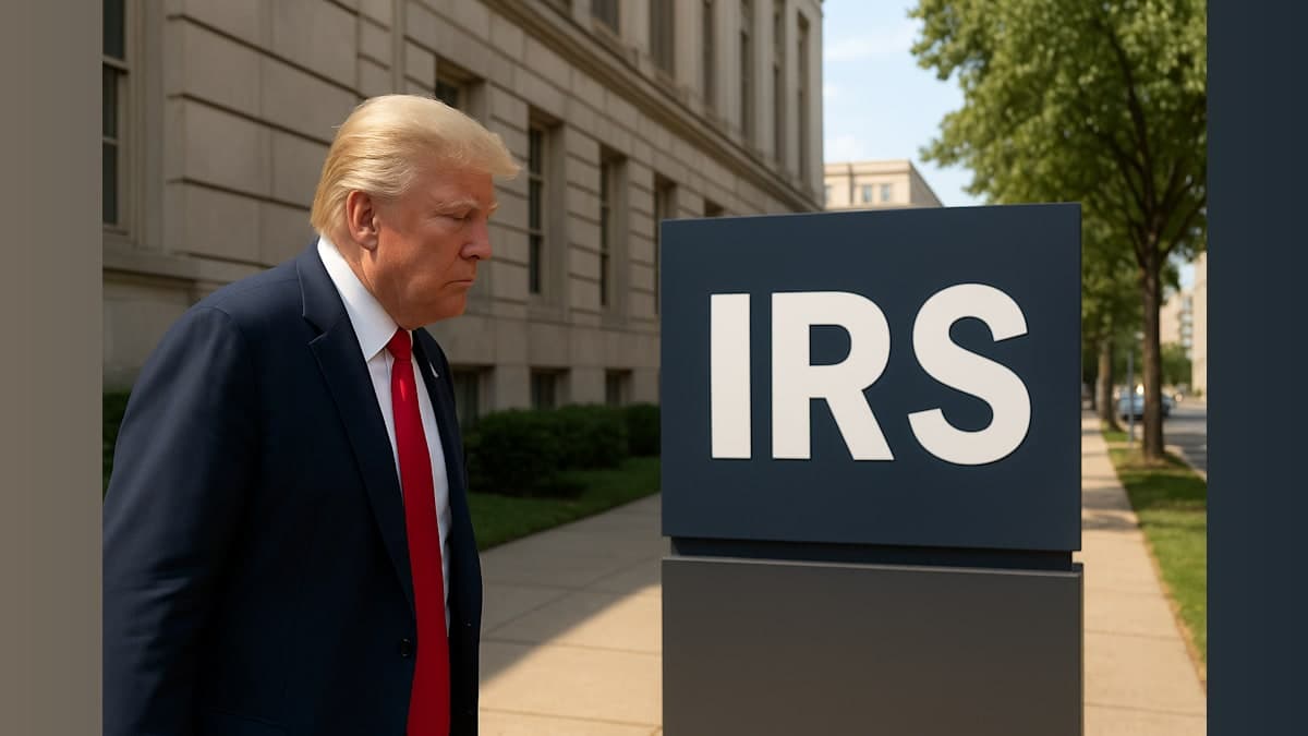 Trump Moves to Drop IRS Lawsuit Amid Settlement Talks