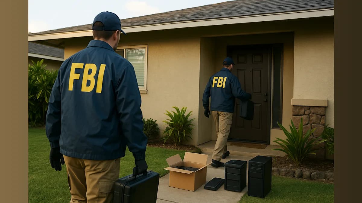FBI Raid Video Surfaces in Alleged Murder-for-Hire Case