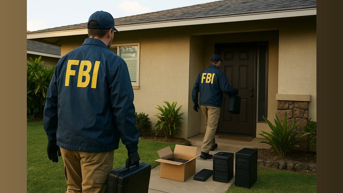 FBI Raid Video Surfaces in Alleged Murder-for-Hire Case