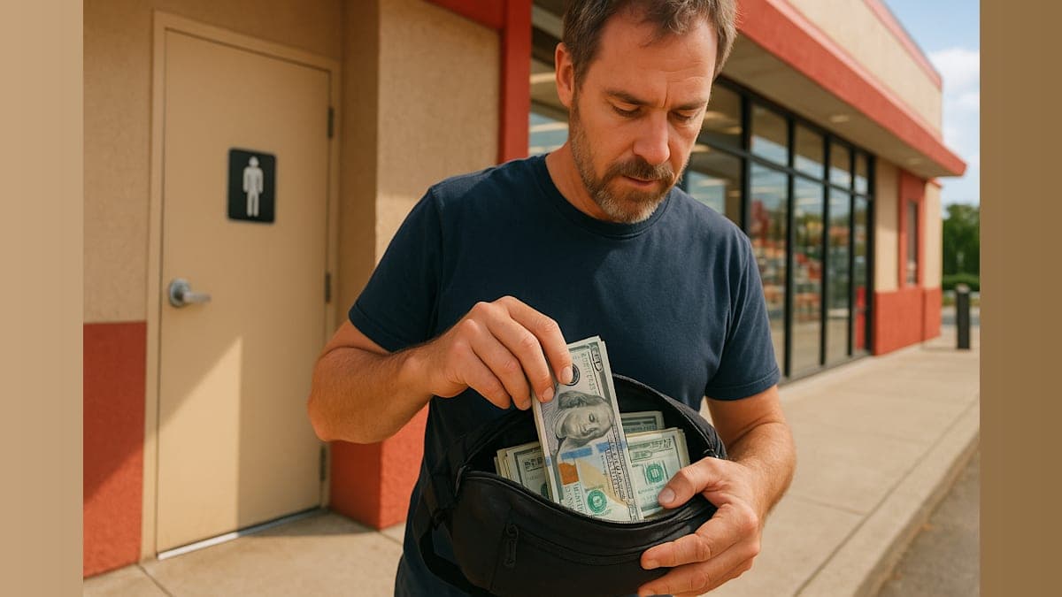Man Returns $30,000 Found in Convenience Store Bathroom