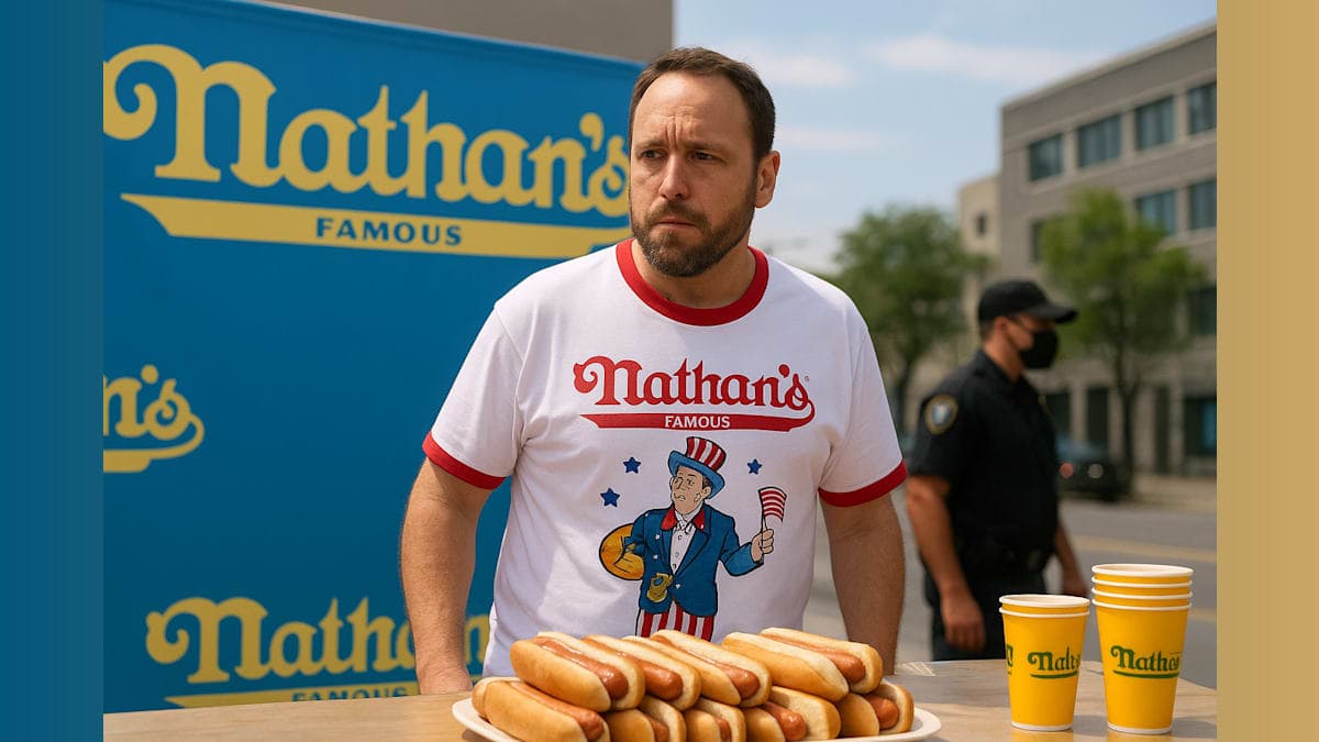 Joey Chestnut to Defend Hot Dog Title on Probation