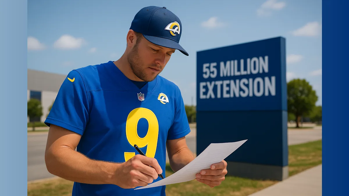 Stafford Signs $55 Million Extension with Rams