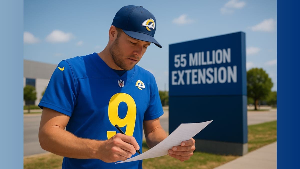 Stafford Signs $55 Million Extension with Rams