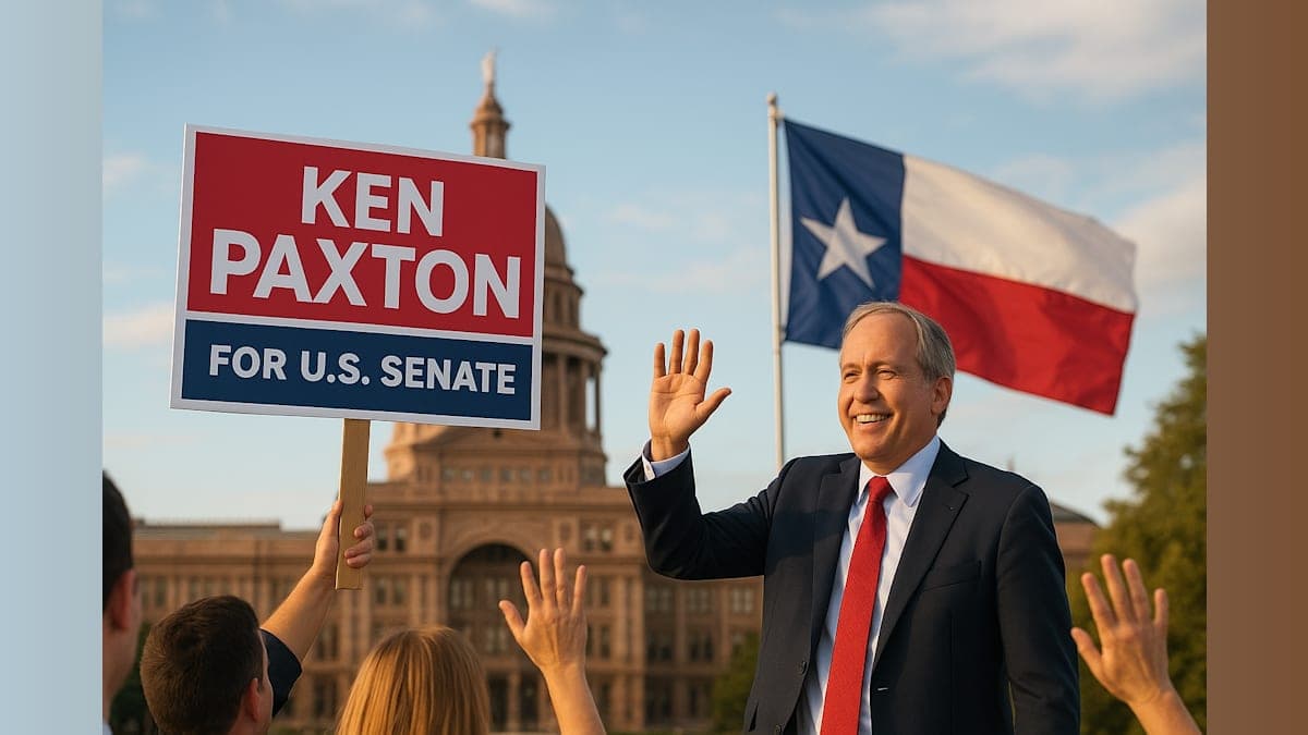 Ken Paxton Defeats John Cornyn in Historic Texas Senate Primary