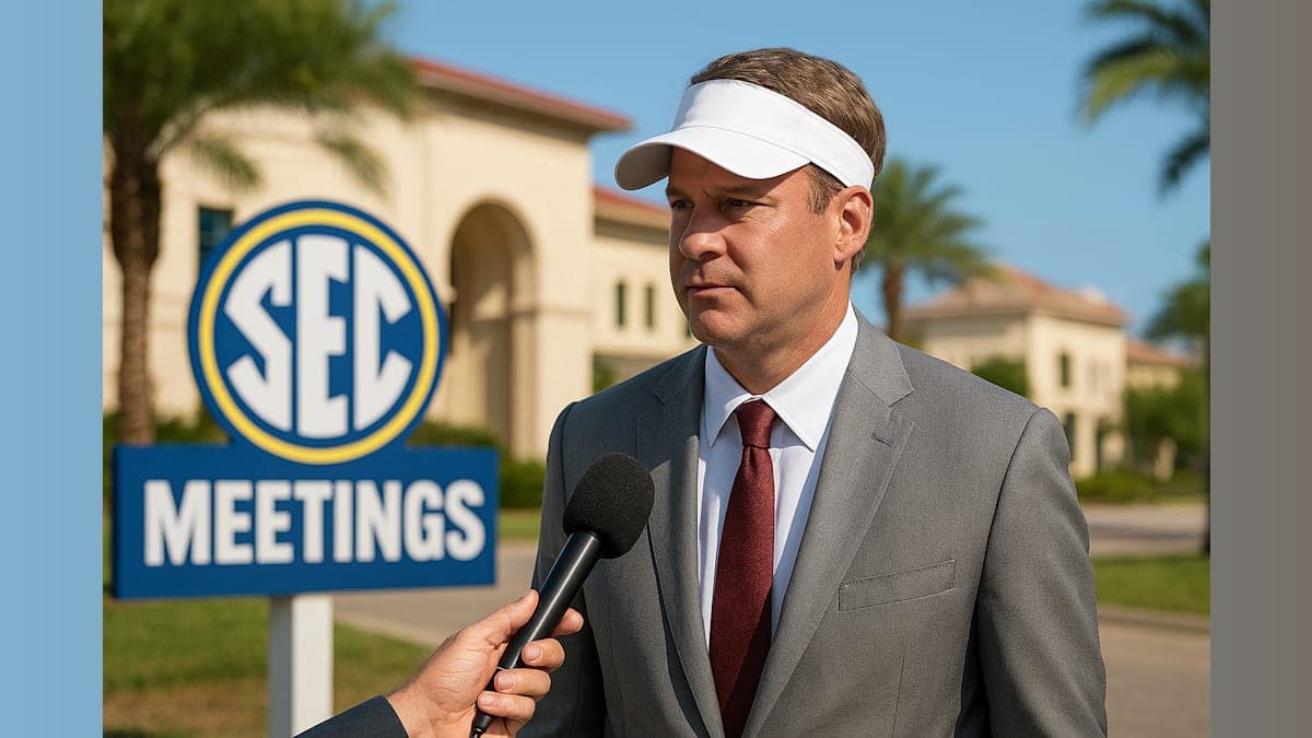 Kiffin Deflects Questions About Ole Miss Return at SEC Meetings