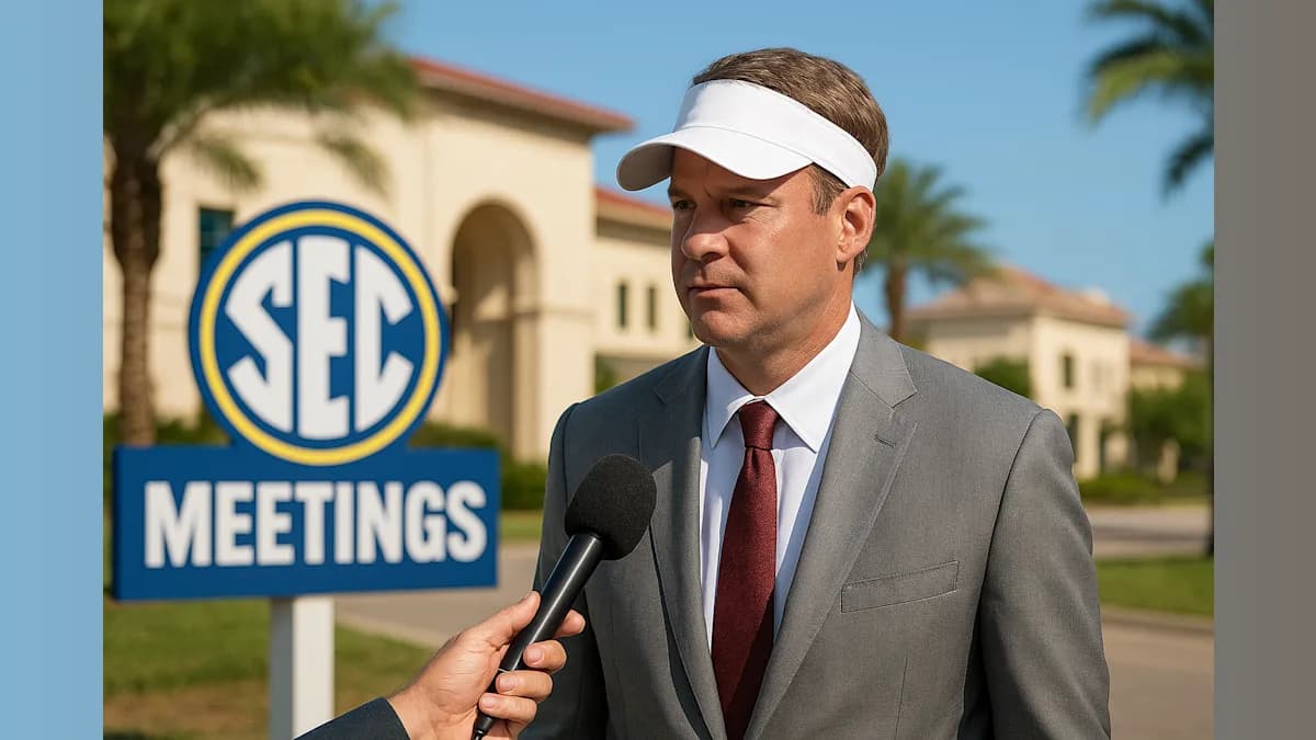 Kiffin Deflects Questions About Ole Miss Return at SEC Meetings