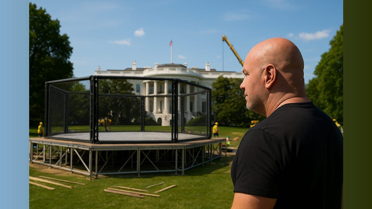 UFC Chief Building Fight Arena on White House Lawn