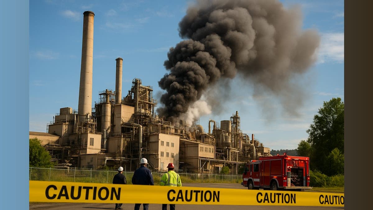 Paper Mill Disaster Leaves Two Dead, Nine Missing
