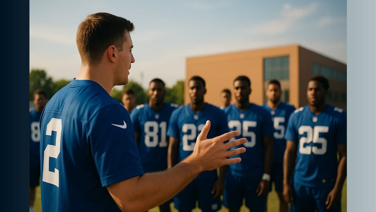 Dart Addresses Giants Teammates Over Trump Introduction
