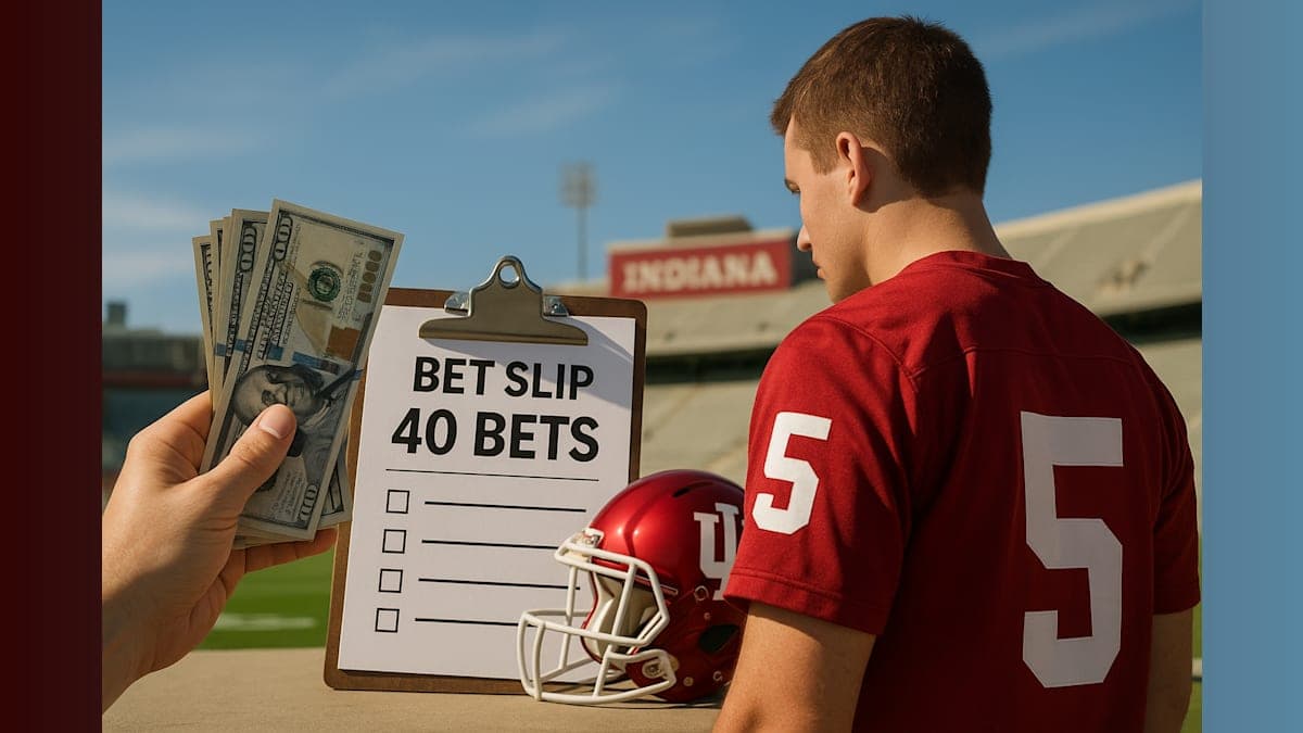 Former Indiana QB Placed 40 Bets on Hoosiers