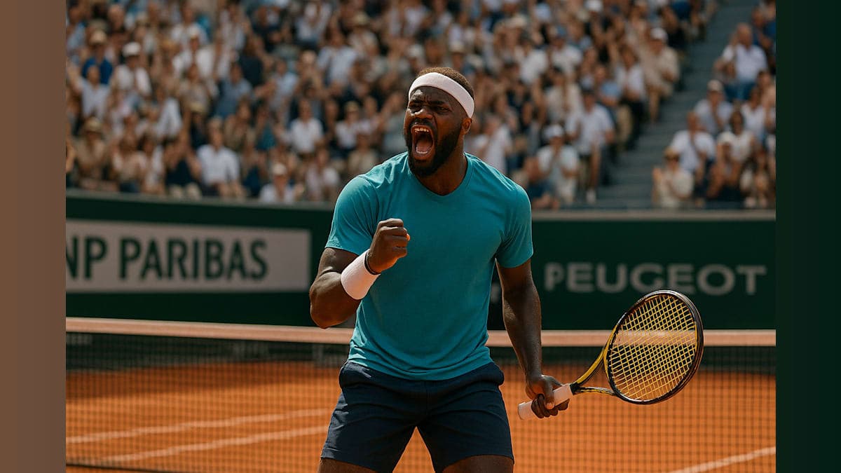 Tiafoe Advances at French Open After Heated Five-Setter