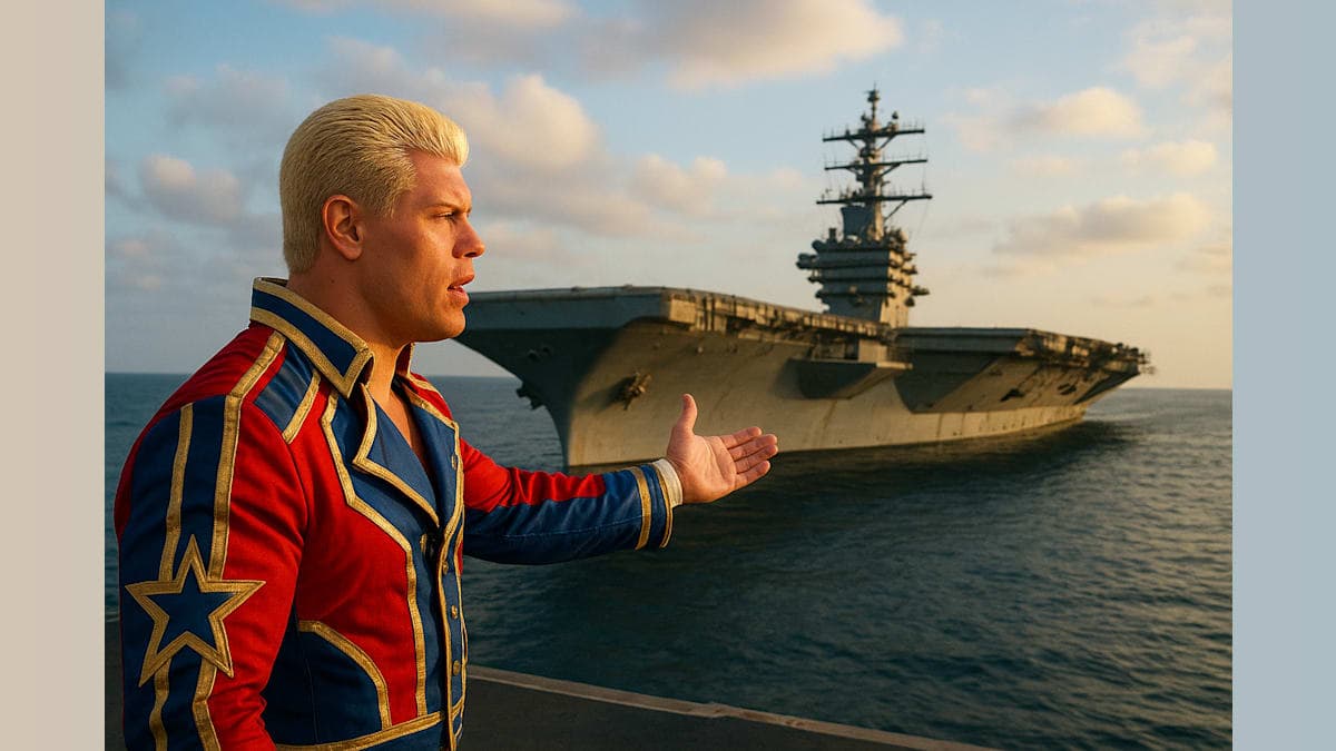 Cody Rhodes Pitches Aircraft Carrier WWE Match