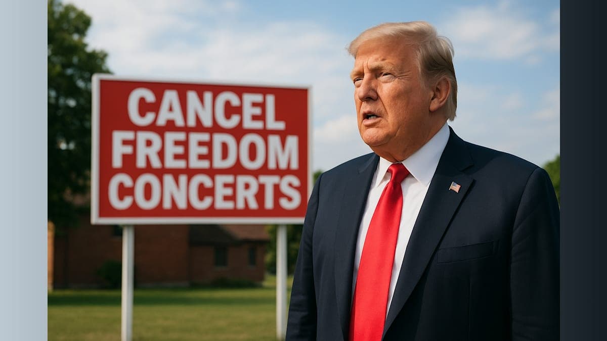 Trump Calls for Cancellation of Freedom 250 Concerts