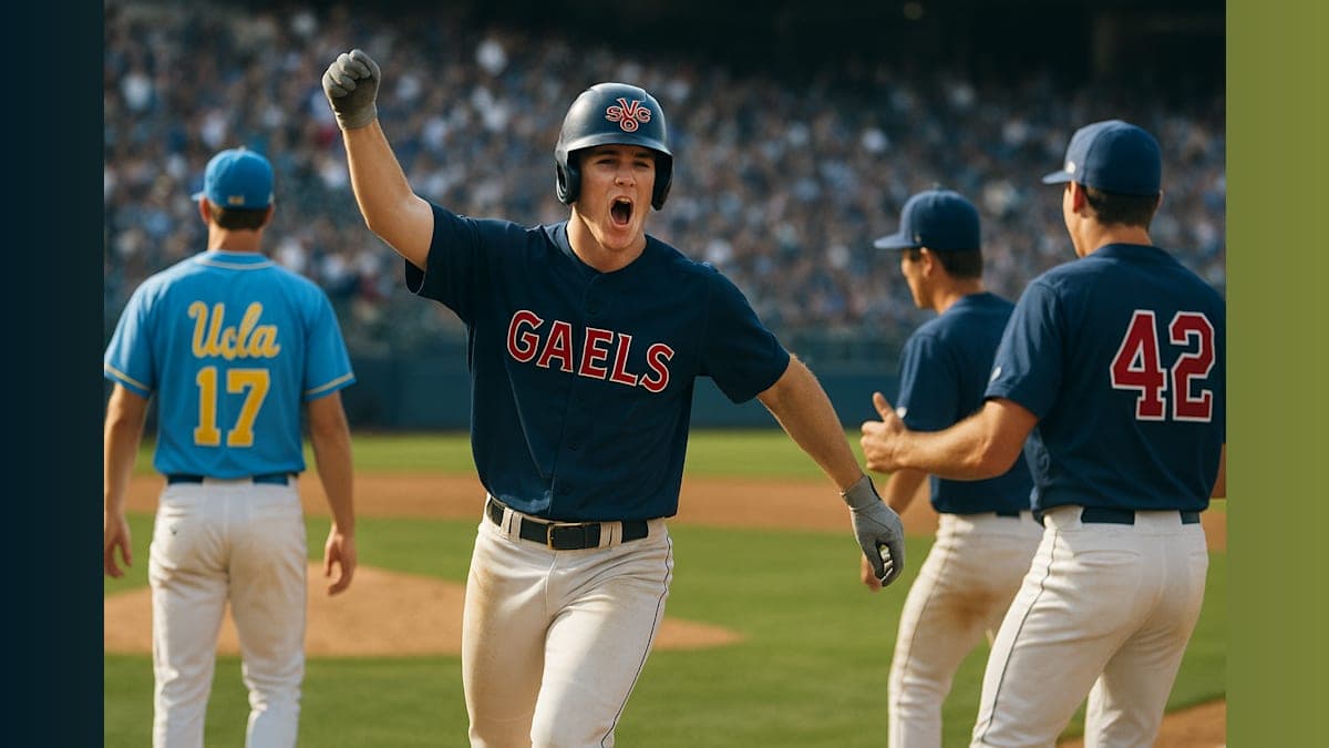 Saint Mary's Stuns Top-Seeded UCLA in Extra Innings
